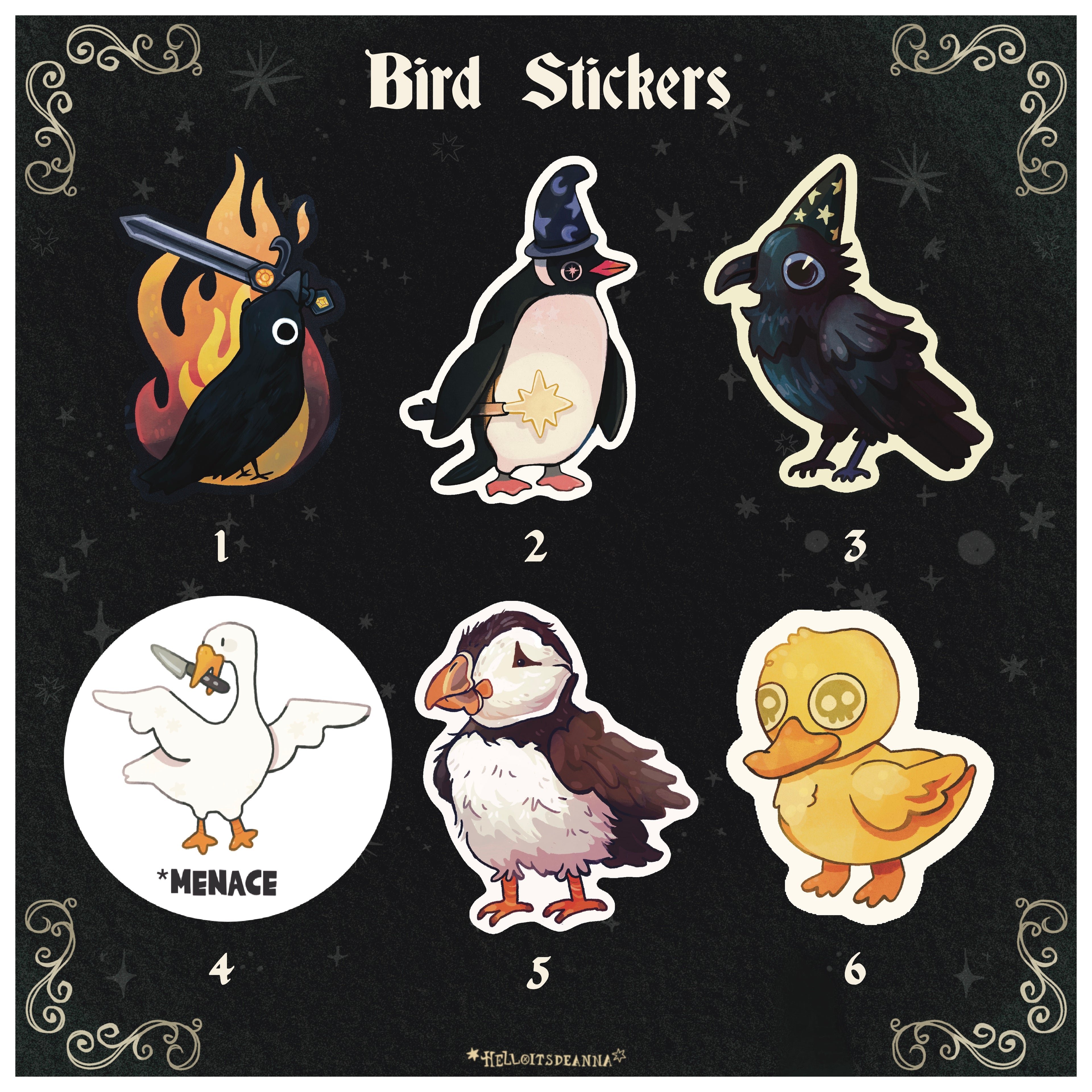 Bird Stickers