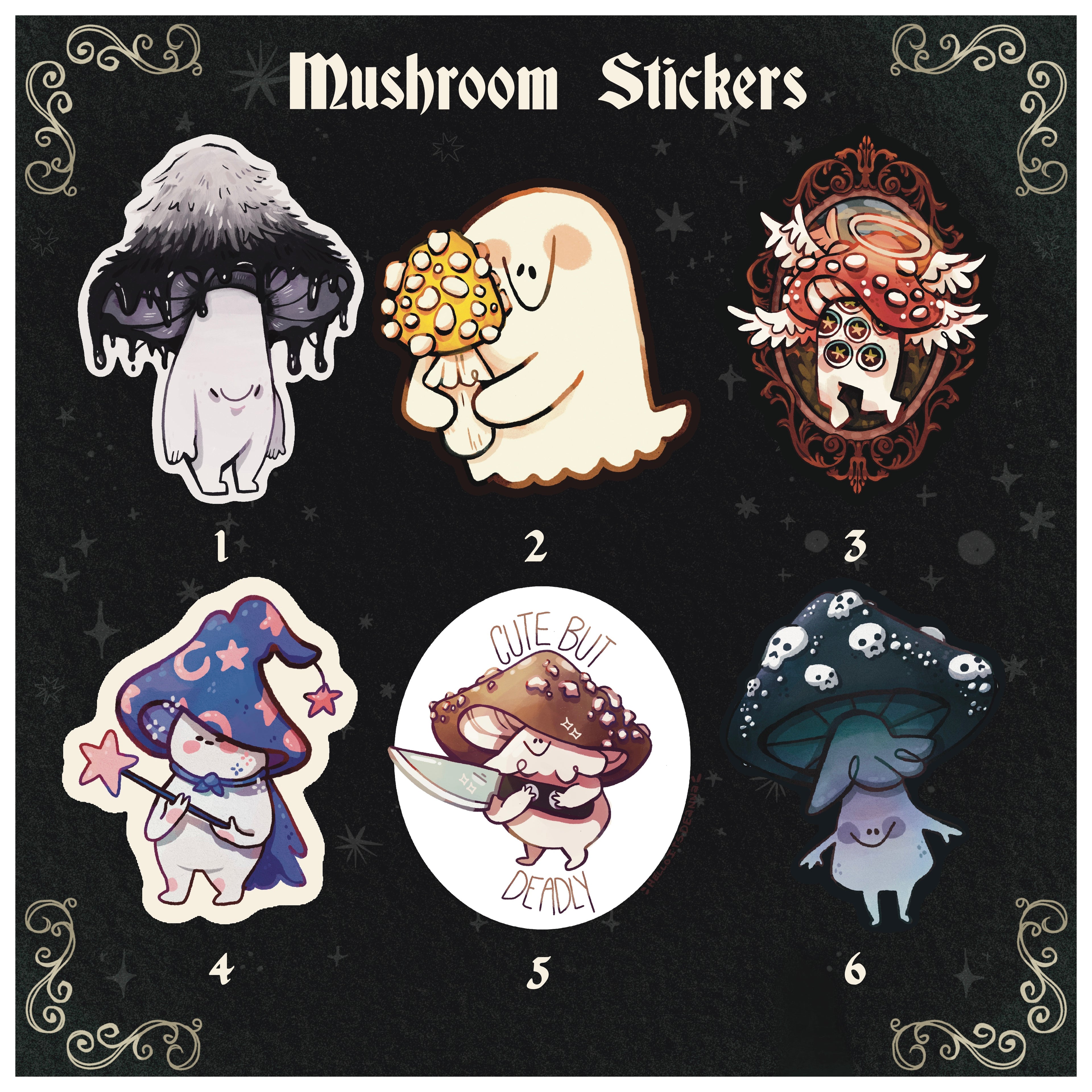 Mushroom Stickers